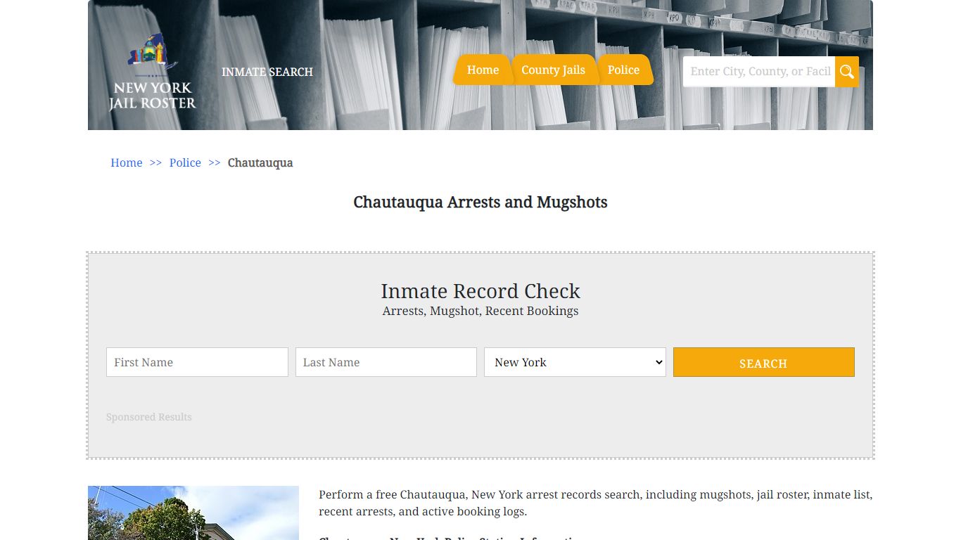 Chautauqua Arrests and Mugshots | Jail Roster Search